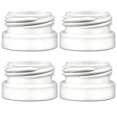 Imagem de Maymom Bottle Thread Changer Compatible with Spectra 9 Plus Spectra S1 Spectra S2 Flange, Maymom Widemouth Flange, Avent Flange, Compatible with Lansinoh Bottle, Mam Bottle, Pigeon Bottle; 4pc/pk