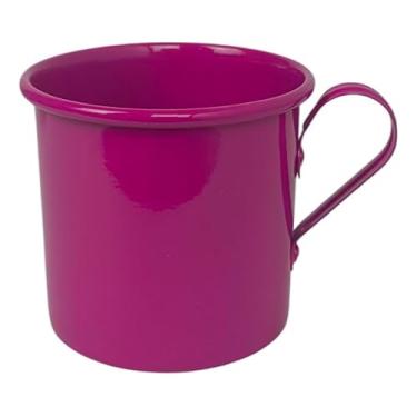 Imagem de Caneca Copo Moscow Mule Alumínio Cor Rosa Fucsia 350ml