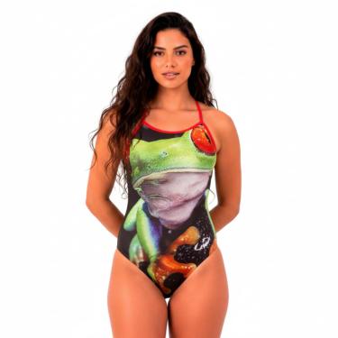 Imagem de Maiô Feminino Duramax Rã de Olhos Vermelhos Hammerhead Natação Hidroginástica