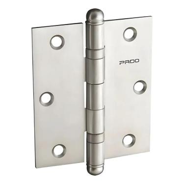 Imagem de Dobradiça Pado 3530 Escovada Cra Aço Rolamento 3.1/2X3 Jg Un