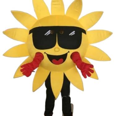 Imagem de Fantasia de mascote de girassol