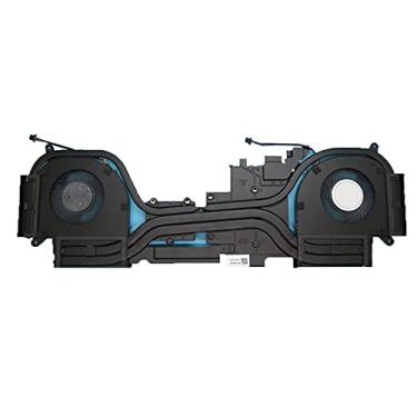 Imagem de Ventoinha e dissipador de calor para CPU e GPU de laptop para Gigabyte AERO 15 XA 15 XB PLB07010S12HH 27R18-01071-A70S 27R18-01070-A70S 27430-75XB0-K00S 4 pinos DC 12V 0,5A Novo