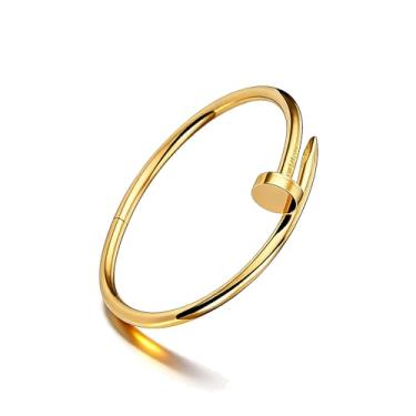 Imagem de Conjunto de colar e pulseira com pingente banhado a ouro 18K com detalhes de cristal, joias modernas para mulheres, One Size, Metal, Sem Pedra Preciosa