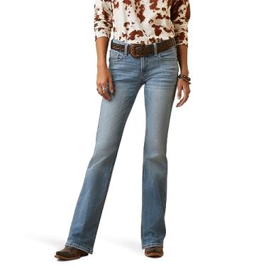Imagem de Ariat Calça jeans feminina R.e.a.l. Perfect Rise Arrow Fit Penelope Boot Cut, Oklahoma, 32