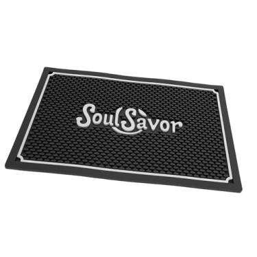 Imagem de Zopsc Tapete de Bar de café, Almofada de Gotejamento de Silicone à Prova D'água Antiderrapante 45x30cm, Com Fácil Manutenção, para Bancada de Cozinha e Bar de café