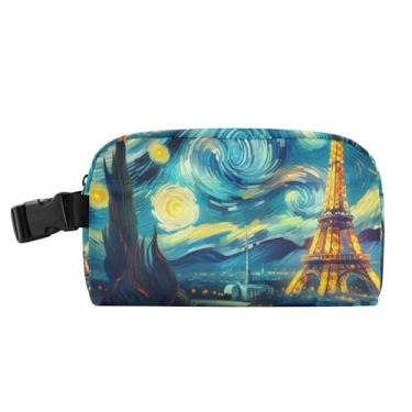 Imagem de TSENQUE Lancheira personalizada de toalha Eiffel de Paris estrelada para meninos mulheres meninas lancheira com isolamento animal macio floral infantil lancheira para trabalho