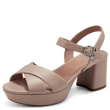 Imagem de Aerosoles Sandália feminina de salto Cosmos, Marrom, 36