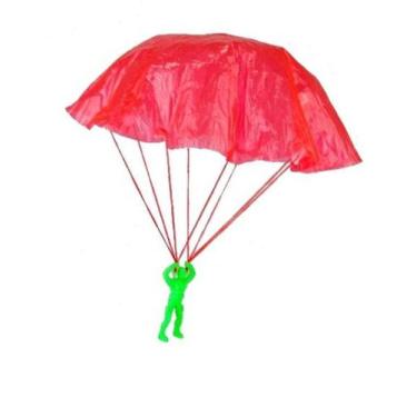 Imagem de Soldadinho Boneco Paraquedista Brinquedo Soldado Paraquedas - jrtoys