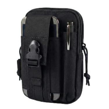 Imagem de Bolsa Tática Premium De Cintura Multiuso, Nylon Resistente, À Prova D'Água, Para Celular, Camping, Pesca, Caminhada E Esportes, Marca VARENZIA
