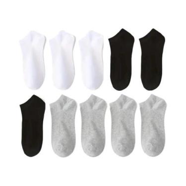 Imagem de Meias Unissex Leves E Respiráveis De Algodão Para Corrida, Academia E 