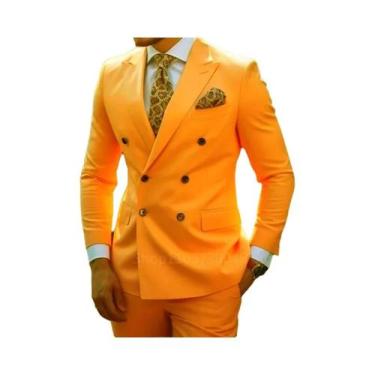 Imagem de Conjunto De Terno Formal Masculino Para Casamento Com Lapela Pontuda B