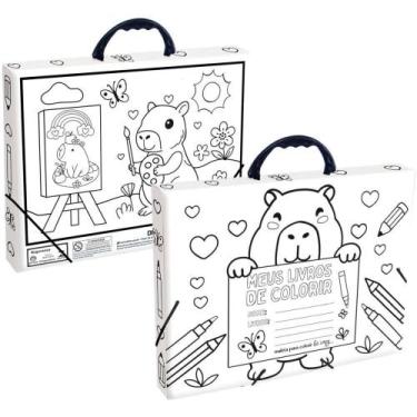 Imagem de Maleta Plástica com ALÇA Capivara A4 BE CAPPY I P/COLOR - Dello