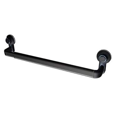 Imagem de Suporte de Toalha Copo para Banheiro Sem Risco Raspar Furar Tipo Extensão Horizontal Armazenamento Parede ABS PVC Aço Inoxidável Estilo Moderno Simple