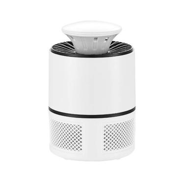 Imagem de Lâmpada Matamosquitos Elétrica LED Zapper Armadilha para Insetos com Sensor Controlado por Luz Ventilador Silencioso USB ABS Casa Sala de Estar