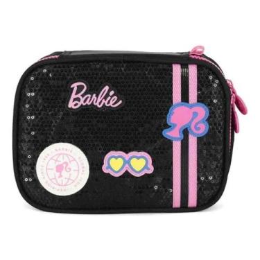 Imagem de Estojo Box Escolar Luxcel Barbie Preto Et49934bb0600un Preto Barbie
