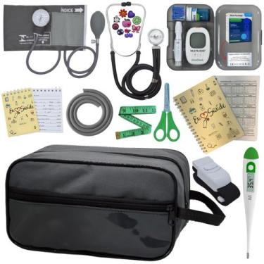 Imagem de Kit Enfermagem Completo Top + Medidor Glicose  - PREMIUM, P.A. MED, IN