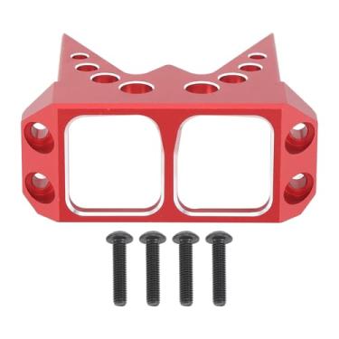 Imagem de SIWOTED Liga de Alumínio Direção Servo Guarda Armadura SOA Capa para 1/10 RC Crawler Cheater Rig Rock Bouncer Roll Cage Capra RR10 Wraith DIY RC Car Upgrade Parts (Vermelha)