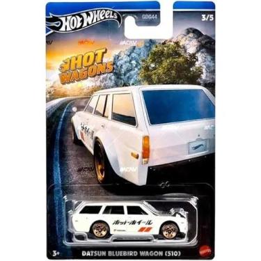 Imagem de Miniatura HotWheels  Datsun Bluebird Wagon (510)  2023  HRR88 - 3 - Ma