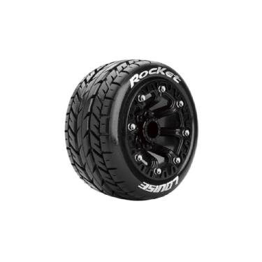 Imagem de Louise RC LT3188SB St-Rocket 1/16 Stadium Truck Tires 12mm Hex Soft Mtnd On Blk(2)