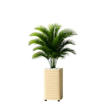 Imagem de Kit Enfeite Planta Artificial Palmeira + Vaso Decorativo Decoração Sala