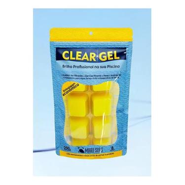 Imagem de Clear Gel Super Clarificante Para Piscinas Maresias 200g, Poderoso Aux