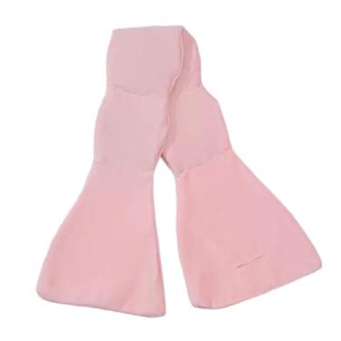 Imagem de FashionCha Máscara de dormir com peso, confortável, respirável e macia, ideal para dormir durante voos longos, cochilos, viagens e meditação, Rosa