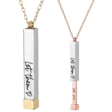 Imagem de VLIEGEN Be Kind Of A B, pingente de tubos quadrados com mensagem oculta, pulseira de aço inoxidável, amizade para melhores amigas, irmãs, irmandades, joias de presente inspiradoras para mulheres