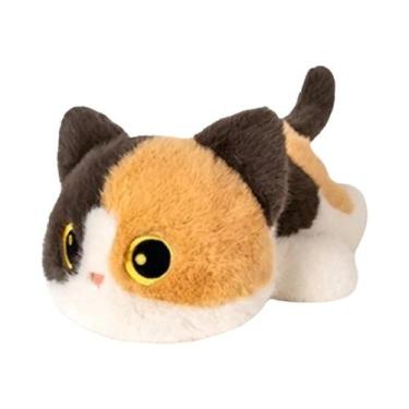 Imagem de Brinquedo De Pelúcia De Gato Siamês Preto De 25cm, Boneca De Gatinho R