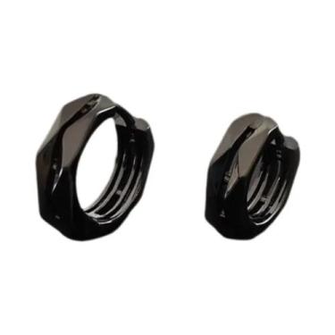 Imagem de Brincos De Argola Góticos Masculinos Com Caveira, Hipoalergênicos, Joi