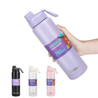 Imagem de Garrafa Térmica De 304 Aço Inox De Água Manter A Vácuo 750ml (Roxo 750mL)