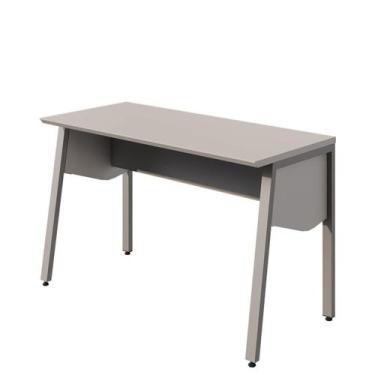 Imagem de Escrivaninha Escritório 120cm com Tampo Chanfrado e Pés Metal Industri