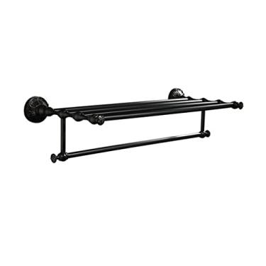 Imagem de UBRESVILA Toalheiros, toalheiro de casa de banho toalheiro montado na parede, toalheiro de latão para acessórios de casa de banho, prateleira de casa de banho, toalheiro, prego perfurado com óleo