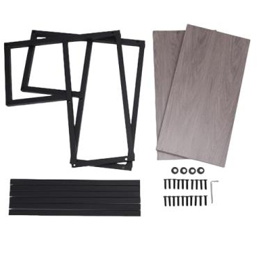 Imagem de aqxreight Tamborete de Madeira, Cama Alta Infantil de 2 Degraus, Capacidade de Carga de 500 Libras Com Revestimento Eletrostático, para Banheiro, Cozinha, Quarto, Jardim