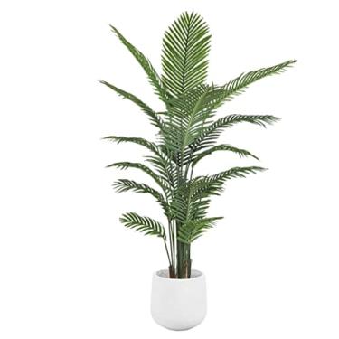 Imagem de Plantas falsas, árvore artificial, árvore artificial em vaso, plantas artificiais para casa, jardim, decoração interna e externa, plantas artificiais para ambientes internos e externos, 180 cm