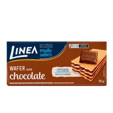 Imagem de Wafer Chocolate Sem Açúcar Linea  90g
