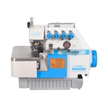 Imagem de Máquina Costura Industrial Overlock Ponto Cadeia Bivolt LU747D-TZ-SU -