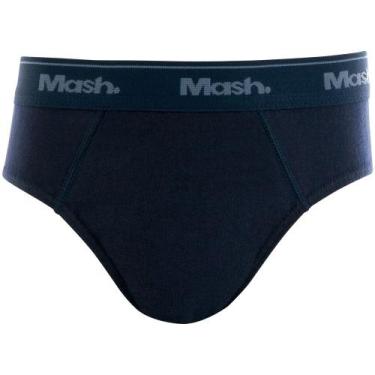 Imagem de Cueca slip mash 193.01 infantil, GG, Azul marinho