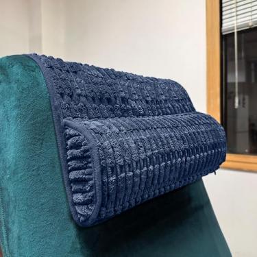 Imagem de YSYY Almofada de espuma viscoelástica para alívio da dor no pescoço e suporte cervical - Almofada ergonômica de pescoço para cadeira de escritório, carro, poltrona reclinável, sofá - respirável e