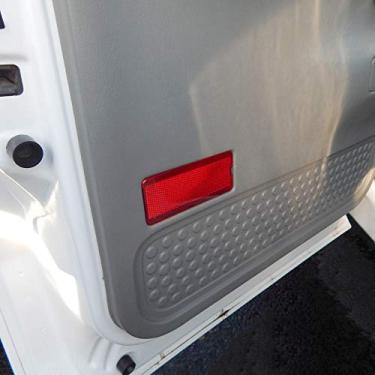 Imagem de Refletor de porta premium interior vermelho compatível com Ford (1999-2007 SuperDuty F250 F350 F450 F550 Super Duty & 2000-2005 Excursion)