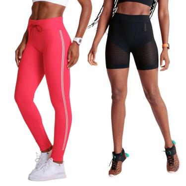 Imagem de Conjunto Lupo Legging Act Seamless + Short Arrastao Feminino-Feminino