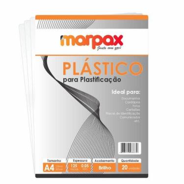 Imagem de Polaseal Plástico para Plastificação A4 220X307X0,05mm 20un - Marpax