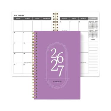 Imagem de Planejador Semanal E Mensal A5 2026-2027, Organizador Espiral, Calendá
