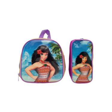 Imagem de Lancheira mais estojo escolar moana - Yepp, Roxo, P