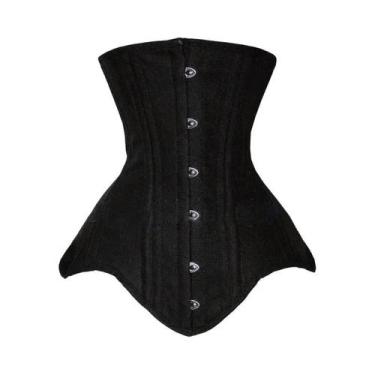 Imagem de Corset Sexy Feminino Com 18 Espirais De Aço Para Modelagem Do Corpo, C