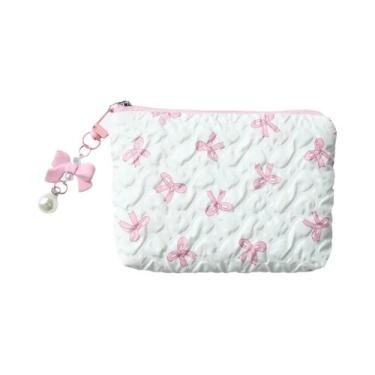 Imagem de Bolsa De Viagem Feminina De Grande Capacidade Em Lona Para Batom E Air