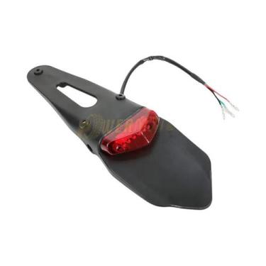 Imagem de Lanterna Traseira LED 12V Para Motocicleta, Luz De Freio Para Dirt Bik