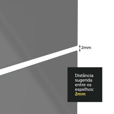 Imagem de Kit Madesa com 6 Espelhos para Guarda-Roupa Incolor