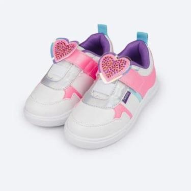 Imagem de Tênis Pom Pom Semente das Emoções Branco/Rosa Pampili-Feminino