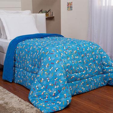 Imagem de Edredom Coberdrom Pets Solteiro Dupla Face Malha - Bege - 100% Poliéster