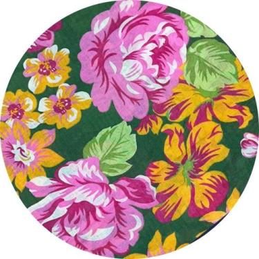 Imagem de Tecido Chitão Algodão 1,00 x 1,40 Metros cor:Verde-01 - Mascarenhas, V